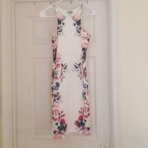 Floral fitted dress